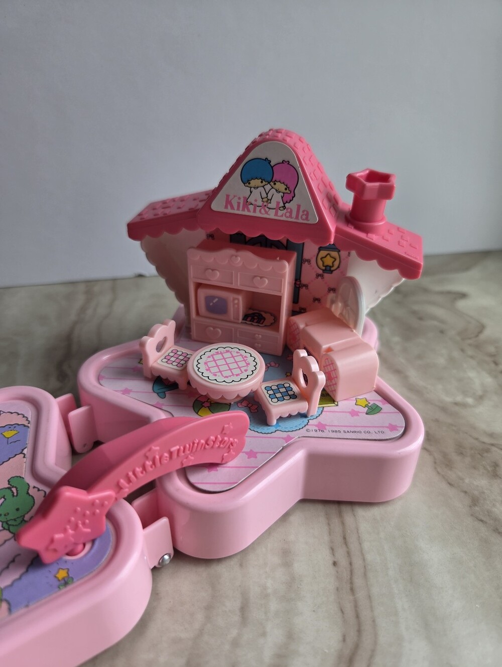 Vintage Sanrio Little Twin Stars Bedroom Playset 1985 - Picture 6 of 6